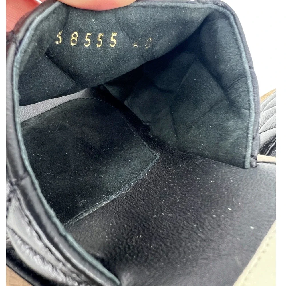 Chanel 2022 Cruise Quilted CC Platform Slide Sandals Black Size 40